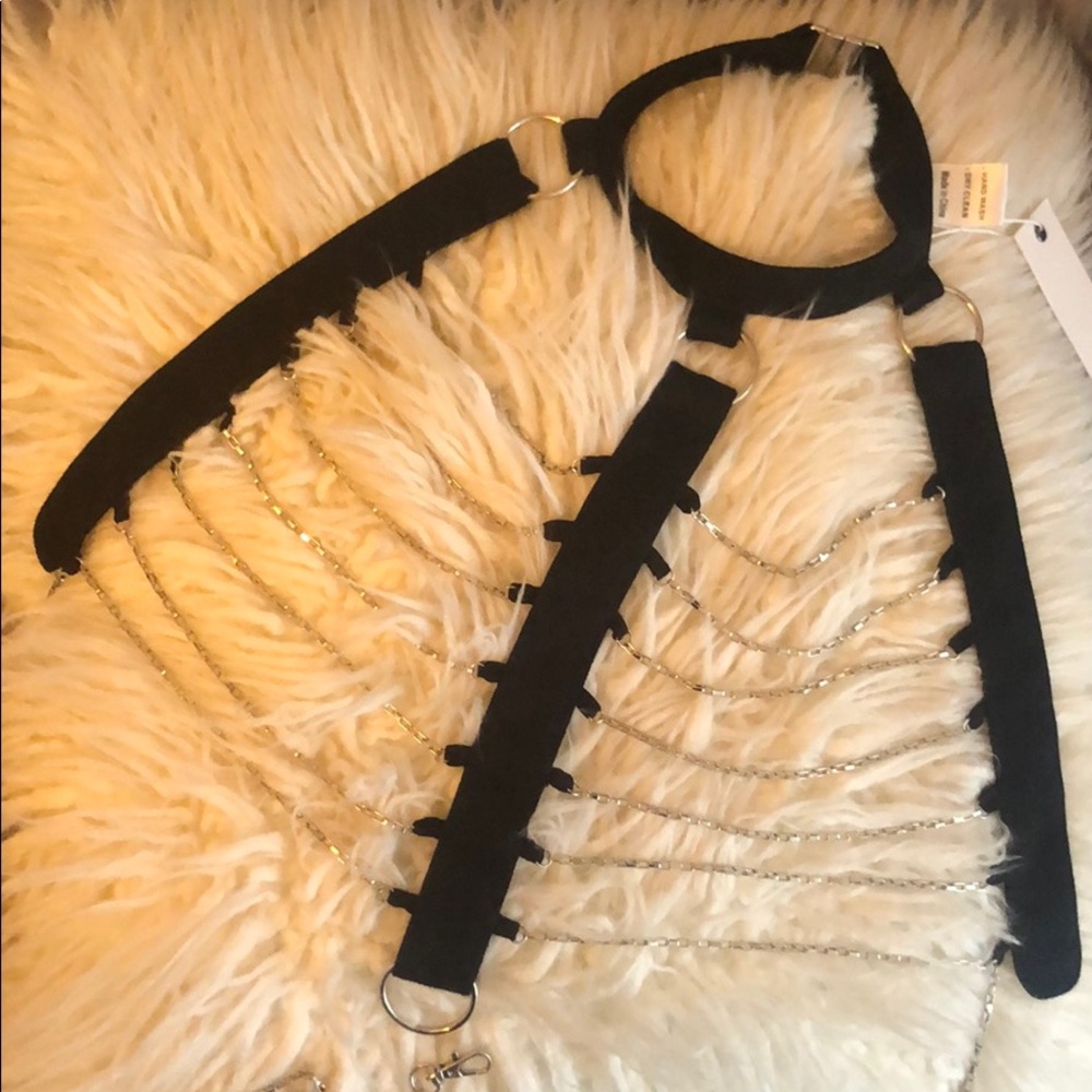 chain halter top from LF